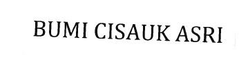 Trademark BUMI CISAUK ASRI