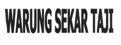 Trademark WARUNG SEKAR TAJI