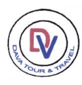 Trademark DAVA TOUR & TRAVEL + LOGO DV