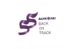 Trademark LOGO HUT BANK DKI KE 55 TAHUN BACK ON TRACK