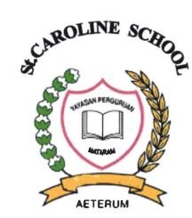 Trademark ST. CAROLINE SCHOOL AETERUM + LOGO