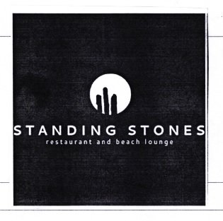 Trademark STANDING STONES RESTAURANT AND BEACH LOUNGE + LOGO