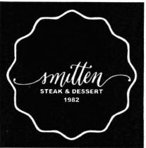 Trademark SMITTEN STEAK & DESSERT 1982 + LOGO