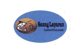 Trademark SAUNG LAYARAN SEAFOOD RESTAURANT + LOGO