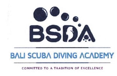 Trademark BSDA BALI SCUBA DIVING ACADEMY COMMITED TO A TRADITIONAL OF EXCELLENCE