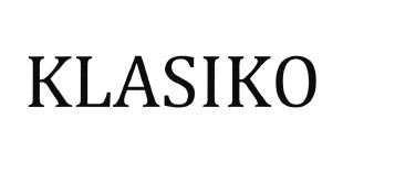 Trademark KLASIKO