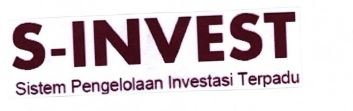 Trademark S-INVEST SISTEm PENGELOLAAN INVESTASI TERPADU