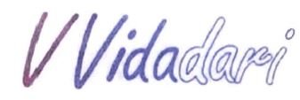 Trademark VVIDADARI WIDADARI