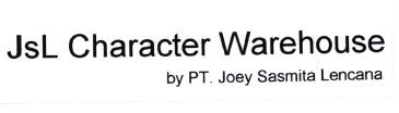 Trademark JSL CHARACTER WAREHOUSE BY. PT JOEY SASMITA LENCANA