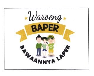 Trademark WAROENG BAPER BAWAAN LAPER + LUKISAN