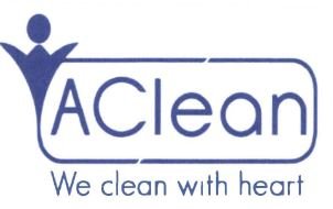 Trademark ACLEAN WE CLEAN WITH HEART + LOGO