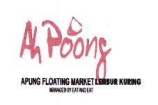 Trademark AH POONG APUNG FLOATING MARKET LEMBUR KURING MANAGED BY EAT AND EAT