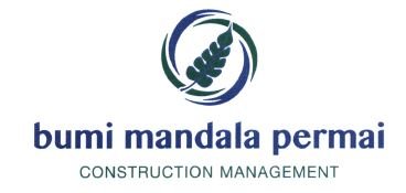 Trademark BUMI MANDALA PERMAI CONSTRUCTION MANAGEMENT + LOGO