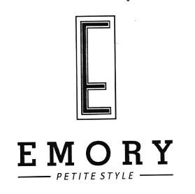 Trademark EMORY PETITE STYLE + LOGO E