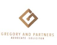 Trademark GREGORY AND PARTNERS ADVOCATE SOLICITOR + LOGO