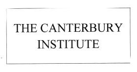 Trademark THE CANTERBURY INSTITUTE