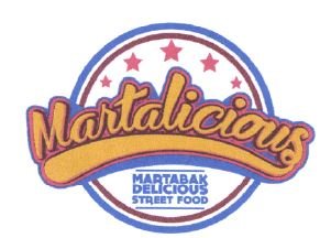 Trademark MARTALICIOUS MARTABAK DELICIOUS STREET FOOD + LOGO