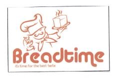 Trademark BREADTIME IT'S TIME FOR THE BEST TASTE + LUKISAN