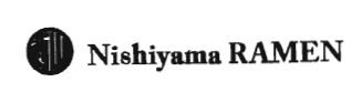 Trademark NISHIYAMA RAMEN + LOGO