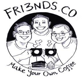 Trademark FRI3NDS.CO MAKE YOUR OWN COFFEE + LUKISAN