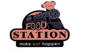 Trademark FOOD STATION MAKE EAT HAPPEN + LUKISAN