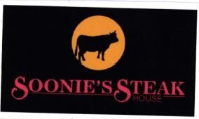 Trademark SOONIE'S STEAK HOUSE + LOGO