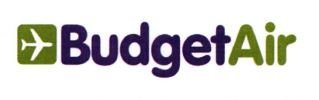 Trademark BUDGET AIR + LOGO