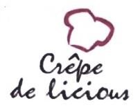 Trademark CREPE DE LICIOUS + LOGO