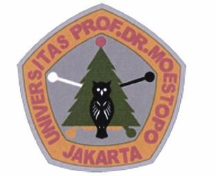 Trademark UNIVERSITAS PROF. DR. MOESTOPO JAKARTA + LUKISAN