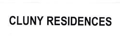 Trademark CLUNY RESIDENCES