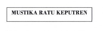 Trademark MUSTIKA RATU KEPUTREN