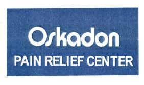 Trademark OSKADON PAIN RELIEF CENTER