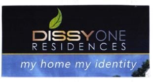 Trademark DISSYONE RESIDENCES MY HOME MY IDENTITY + LUKISAN