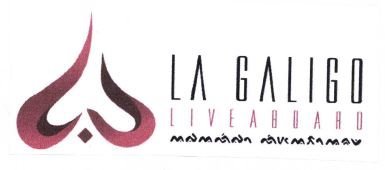 Trademark LA GALIGO LlVEABOARD + LOGO