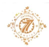 Trademark 77 CATERING SERVICE + LOGO