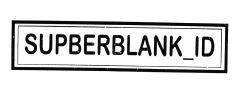 Trademark SUPBERBLANK_ID