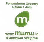 Trademark WWW.MUMU.ID MUDAHKAN HIDUPMU PENGANTARAN GROCERY DALAM 1 JAM + LOGO