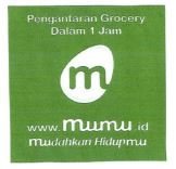 Trademark WWW.MUMU.ID MUDAHKAN HIDUPMU PENGANTARAN GROCERY DALAM 1 JAM + LOGO