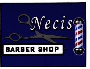 Trademark NECIS BARBER SHOP + LUKISAN