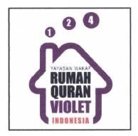 Trademark YAYASAN WAKAF RUMAH QURAN VIOLET INDONESIA 124 + LUKISAN