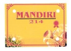 Trademark MANDIRI 214 + LUKISAN