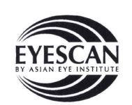 Trademark EYESCAN BY ASIAN EYE INSTITUTE + LOGO