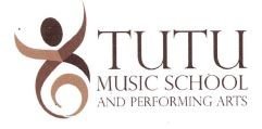 Trademark TUTU MUSIC SCHOOL AND PERFORMING ARTS + LOGO