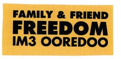 Trademark FAMILY & FRIEND FREEDOM IM3 OOREDOO