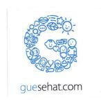 Trademark GUESEHAT.COM + LOGO