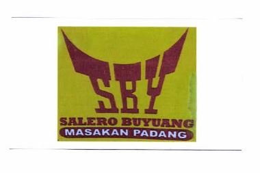 Trademark SBY SALERO BUYUANG MASAKAN PADANG + LOGO