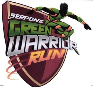 Trademark SERPONG GREEN WARRIOR RUN + LOGO