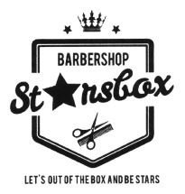 Trademark STARSBOX BARBERSHOP + LOGO