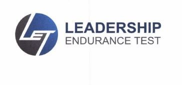 Trademark LEADERSHIP ENDURANCE TEST + Logo LET