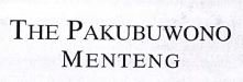 Trademark THE PAKUBUWONO MENTENG